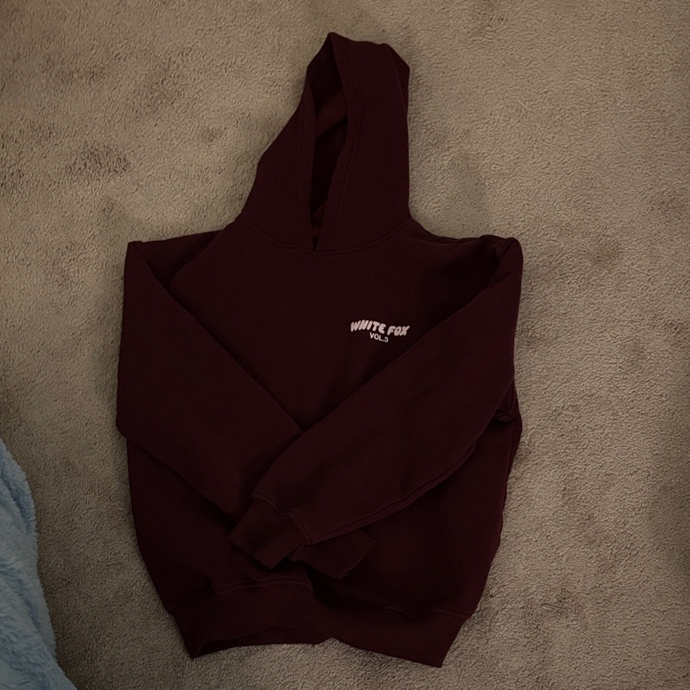 White Fox Boutique Maroon Hoodie